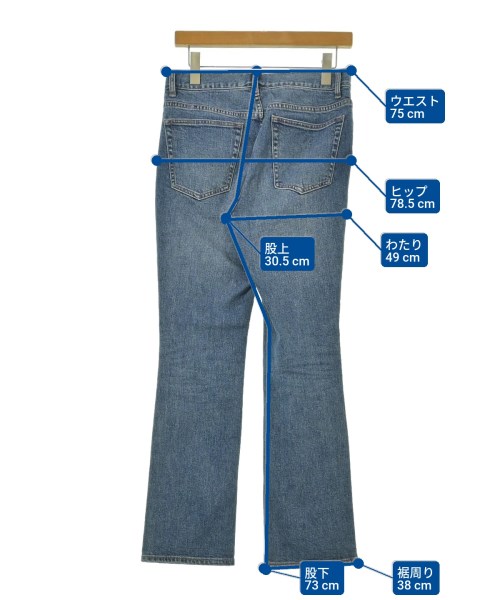 BEAMS（ビームス）デニムパンツ 青 サイズ:S メンズ/2200656133192