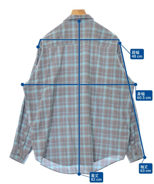 BEAMS（ビームス）カジュアルシャツ 青 サイズ:M メンズ/2200661071069