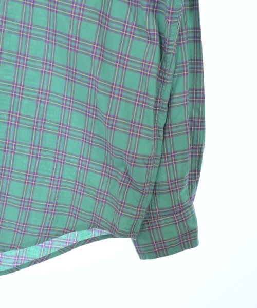 BEAMS（ビームス）カジュアルシャツ 緑 サイズ:S メンズ/2200661071083