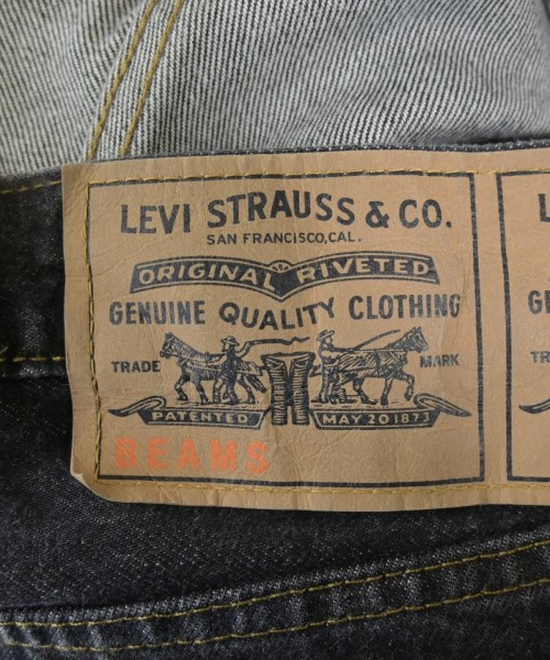 BEAMS（ビームス）デニムパンツ 黒 サイズ:34(XL位) メンズ/2200661071090