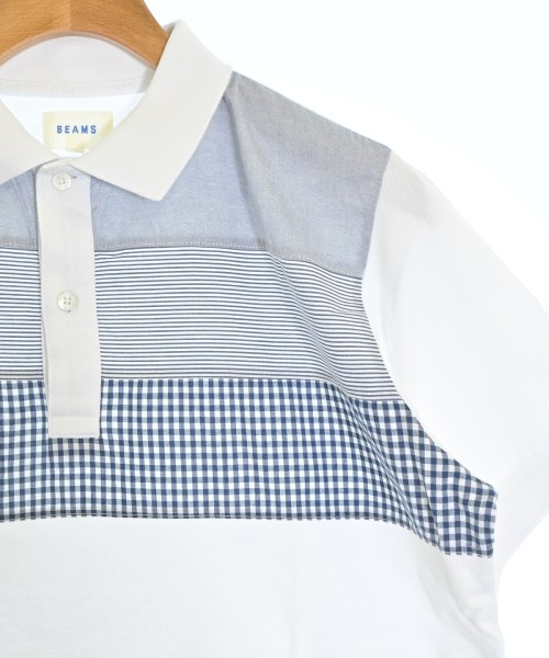 BEAMS（ビームス）ポロシャツ 白 サイズ:L メンズ/2200660473185