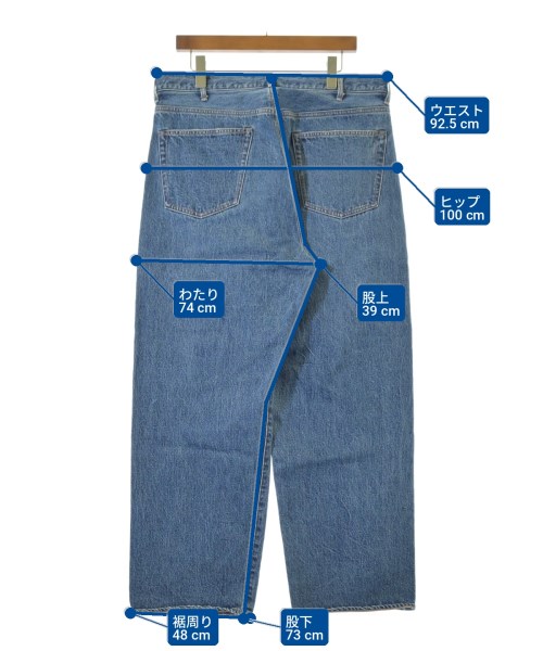 BEAMS（ビームス）デニムパンツ 青 サイズ:XL メンズ/2200714883298