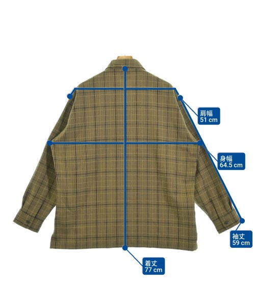 BEAMS（ビームス）カジュアルシャツ 茶 サイズ:M メンズ/2200637275088