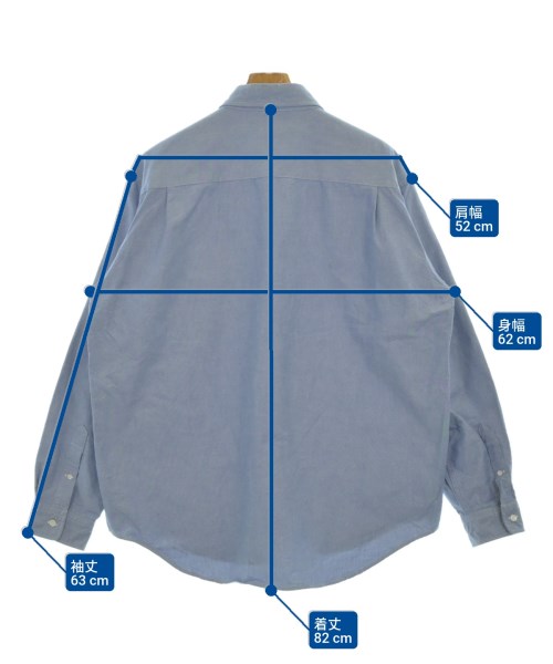 BEAMS（ビームス）カジュアルシャツ 青 サイズ:L メンズ/2200650529052