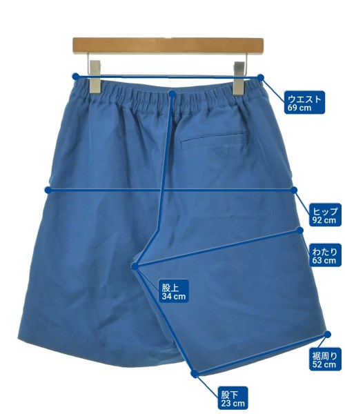 BEAMS（ビームス）ショートパンツ 青 サイズ:S メンズ/2200643500051