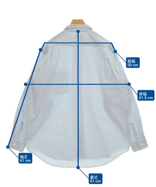 BEAMS（ビームス）カジュアルシャツ 白 サイズ:M メンズ/2200641648281