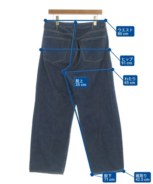 BEAMS（ビームス）デニムパンツ 青 サイズ:M メンズ/2200708521144