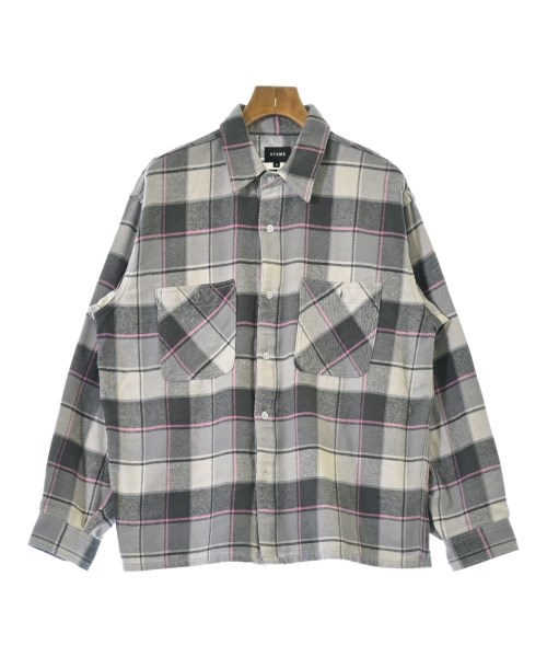 BEAMS(ビームス)カジュアルシャツ グレー サイズ:M/2200661540084