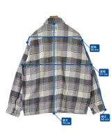 BEAMS（ビームス）カジュアルシャツ グレー サイズ:M メンズ/2200661540084