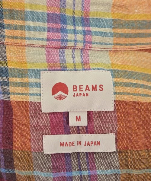 BEAMS（ビームス）カジュアルシャツ 赤 サイズ:M メンズ/2200664222130