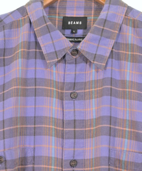 BEAMS（ビームス）カジュアルシャツ 紫 サイズ:L メンズ/2200669278088