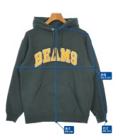 BEAMS（ビームス）パーカー 緑 サイズ:M メンズ/2200666958013