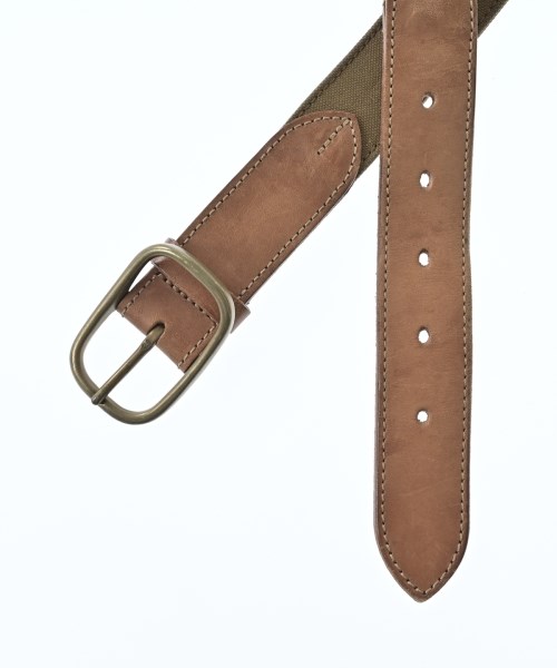 BEAMS（ビームス）ベルト カーキ サイズ:85 メンズ/2200666795038