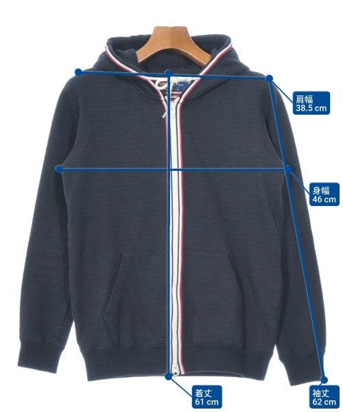 BEAMS（ビームス）パーカー 紺 サイズ:S メンズ/2200671008055