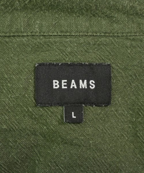 BEAMS（ビームス）カジュアルシャツ 緑 サイズ:L メンズ/2200723752035