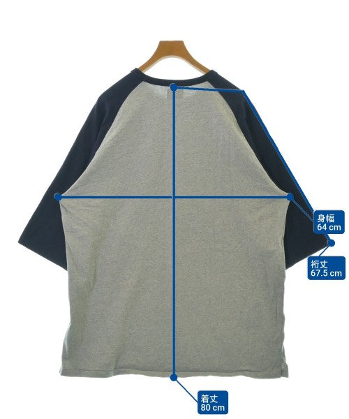 BEAMS（ビームス）Tシャツ・カットソー グレー サイズ:L メンズ/2200683628319