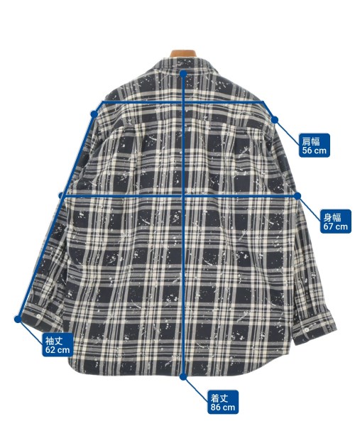 BEAMS（ビームス）カジュアルシャツ 黒 サイズ:XL メンズ/2200687703081