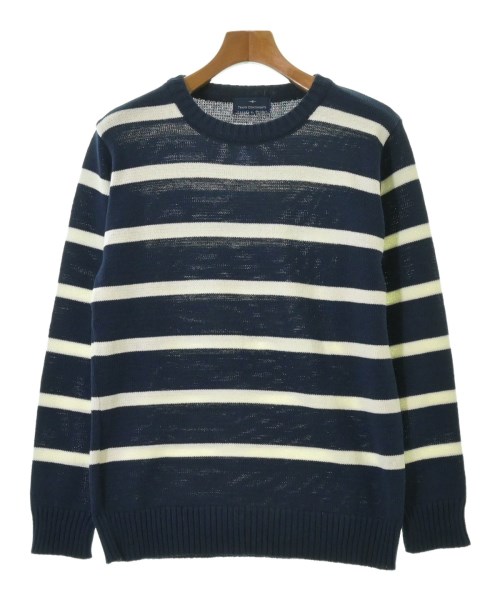 TRANS CONTINENTS(トランスコンチネンツ)ニット・セーター 紺 サイズ:L/2200519516100