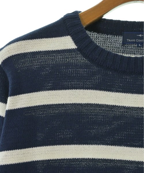 TRANS CONTINENTS（トランスコンチネンツ）ニット・セーター 紺 サイズ:L メンズ/2200519516100