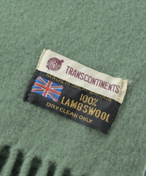 TRANS CONTINENTS（トランスコンチネンツ）マフラー 緑 サイズ:- レディース/2200646895116