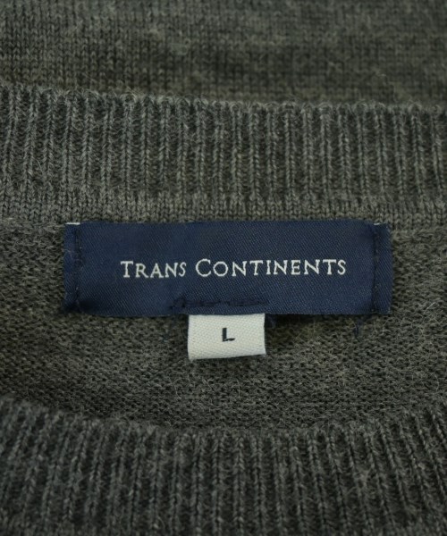 TRANS CONTINENTS（トランスコンチネンツ）ニット・セーター グレー サイズ:L メンズ/2200721638010