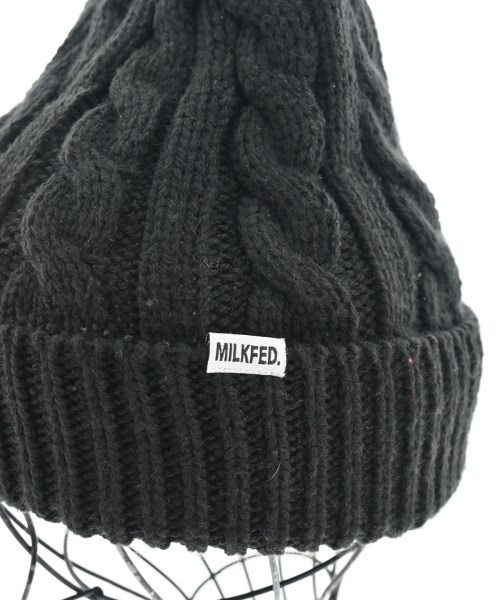 MILK FED（ミルクフェド）キャップ 黒 サイズ:ONE レディース/2200623108062