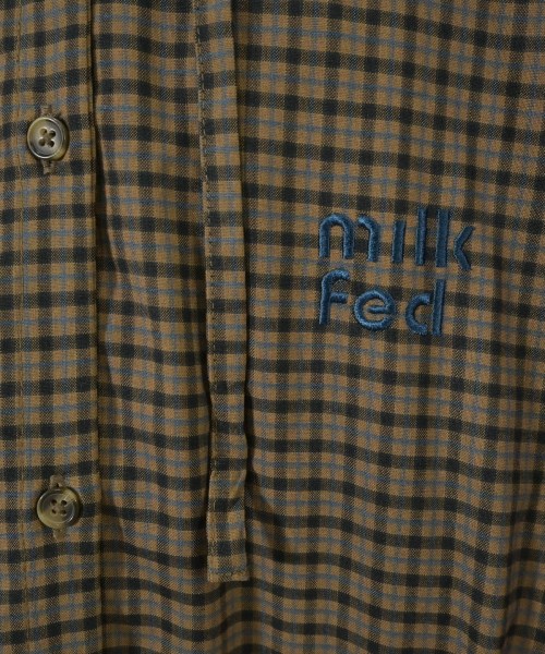 MILK FED（ミルクフェド）カジュアルシャツ 茶 サイズ:ONE レディース/2200644076081