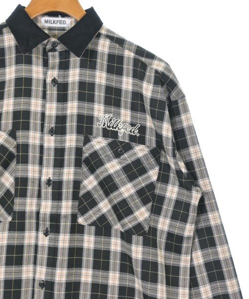 MILK FED（ミルクフェド）カジュアルシャツ 黒 サイズ:ONE メンズ/2200629370029