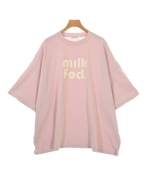 MILK FED(ミルクフェド)Tシャツ・カットソー ピンク サイズ:ONE/2200675783057