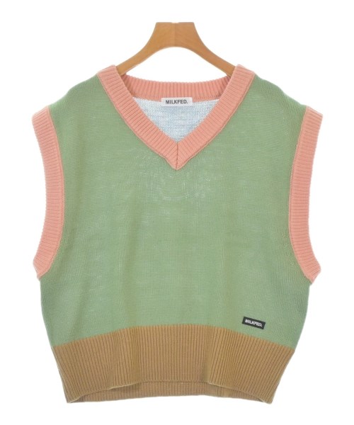MILK FED(ミルクフェド)ベスト 緑 サイズ:ONE/2200676049053