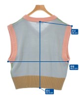 MILK FED（ミルクフェド）ベスト 緑 サイズ:ONE レディース/2200676049053