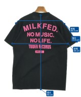 MILK FED（ミルクフェド）Tシャツ・カットソー 黒 サイズ:M レディース/2200681502017
