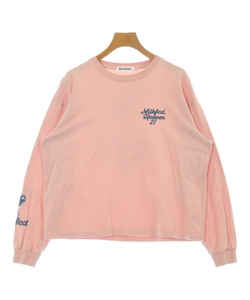 MILK FED(ミルクフェド)Tシャツ・カットソー ピンク サイズ:M/2200681802032