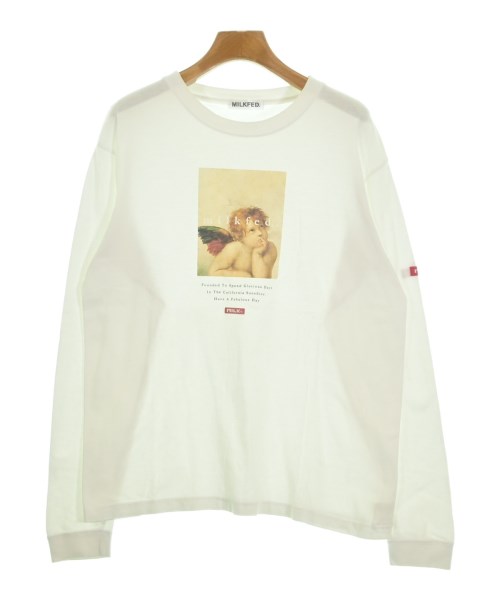 MILK FED(ミルクフェド)Tシャツ・カットソー 白 サイズ:ONE/2200653202068