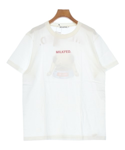MILK FED(ミルクフェド)Tシャツ・カットソー 白 サイズ:M/2200671541071