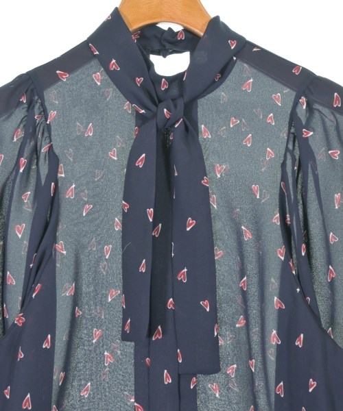 JILLSTUART（ジルスチュアート）ブラウス 紺 サイズ:S レディース/2200620407120