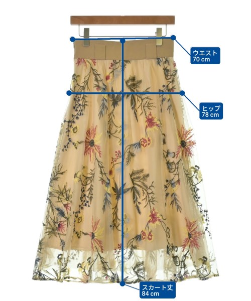 JILLSTUART（ジルスチュアート）ロング・マキシ丈スカート ベージュ サイズ:2(M位) レディース/2200633007058