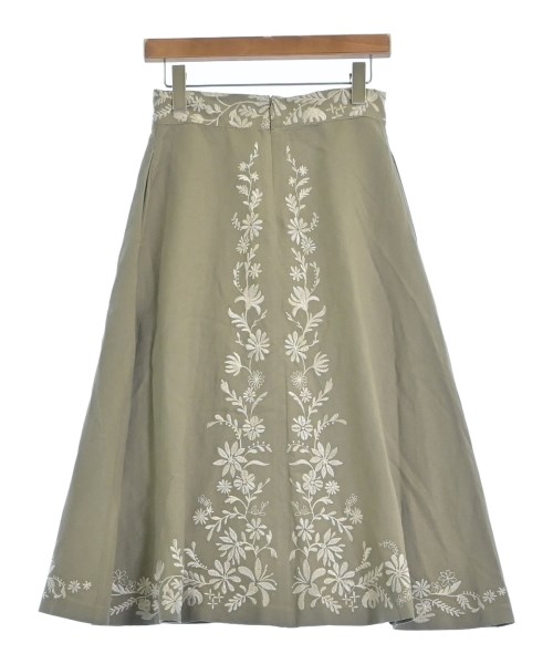 JILLSTUART（ジルスチュアート）ロング・マキシ丈スカート カーキ サイズ:4(XL位) レディース/2200633007065