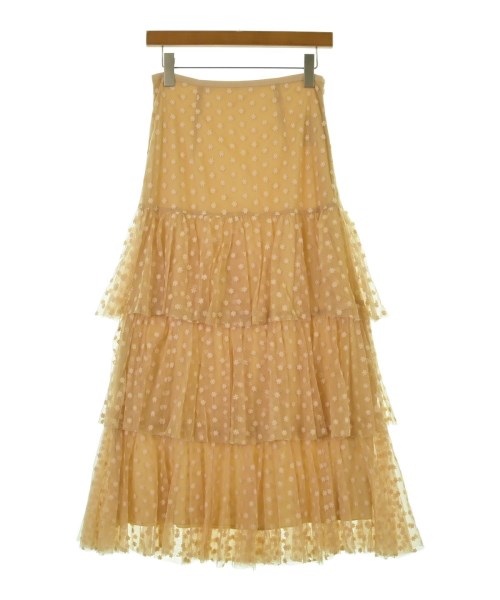 JILLSTUART(ジルスチュアート)ロング・マキシ丈スカート ベージュ サイズ:2(M位)/2200642739155