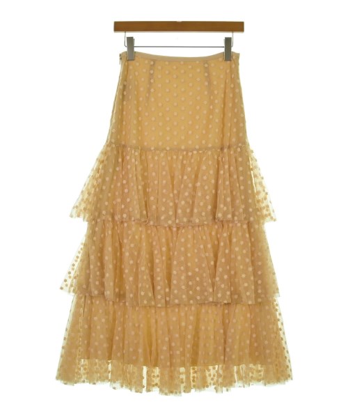 JILLSTUART（ジルスチュアート）ロング・マキシ丈スカート ベージュ サイズ:2(M位) レディース/2200642739179