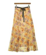 JILLSTUART（ジルスチュアート）ロング・マキシ丈スカート 黄 サイズ:4(XL位) レディース/2200642749567