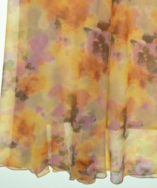 JILLSTUART（ジルスチュアート）ロング・マキシ丈スカート 黄 サイズ:4(XL位) レディース/2200642749604