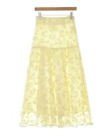 JILLSTUART（ジルスチュアート）ロング・マキシ丈スカート 黄 サイズ:2(M位) レディース/2200642751775