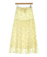 JILLSTUART（ジルスチュアート）ロング・マキシ丈スカート 黄 サイズ:2(M位) レディース/2200642751775