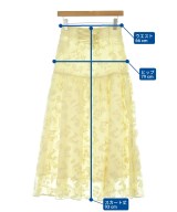 JILLSTUART（ジルスチュアート）ロング・マキシ丈スカート 黄 サイズ:2(M位) レディース/2200642751775