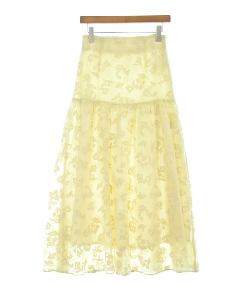 JILLSTUART(ジルスチュアート)ロング・マキシ丈スカート 黄 サイズ:2(M位)/2200642751782