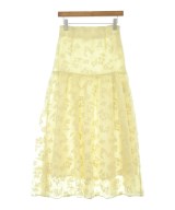 JILLSTUART（ジルスチュアート）ロング・マキシ丈スカート 黄 サイズ:2(M位) レディース/2200642751782