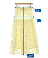 JILLSTUART（ジルスチュアート）ロング・マキシ丈スカート 黄 サイズ:2(M位) レディース/2200642751782