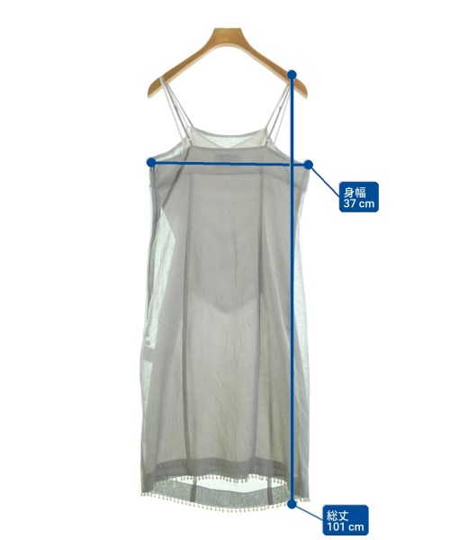 JILLSTUART（ジルスチュアート）ワンピース グレー サイズ:4(XL位) レディース/2200642753236