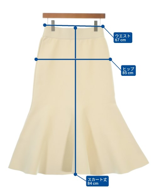 JILLSTUART（ジルスチュアート）ロング・マキシ丈スカート 白 サイズ:2(M位) レディース/2200642764010